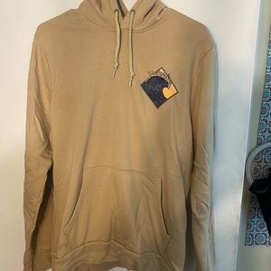 Tan Old Navy Pullover Hoodie